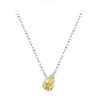 Wholesale S925 Sterling Silver Simple Geometric Diamond Women's Niche Chic Style Clavicle Chain Necklace