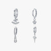 Wholesale S925 Sterling Silver Simple Light Luxury Niche Design Exquisite Trojan Horse Pin Pattern Pure Handmade Earrings For Women