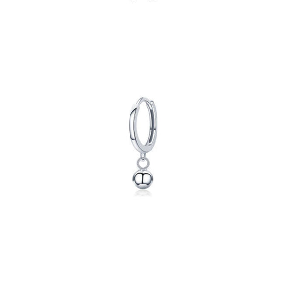 Wholesale S925 Sterling Silver Simple Light Luxury Niche Design Exquisite Trojan Horse Pin Pattern Pure Handmade Earrings For Women