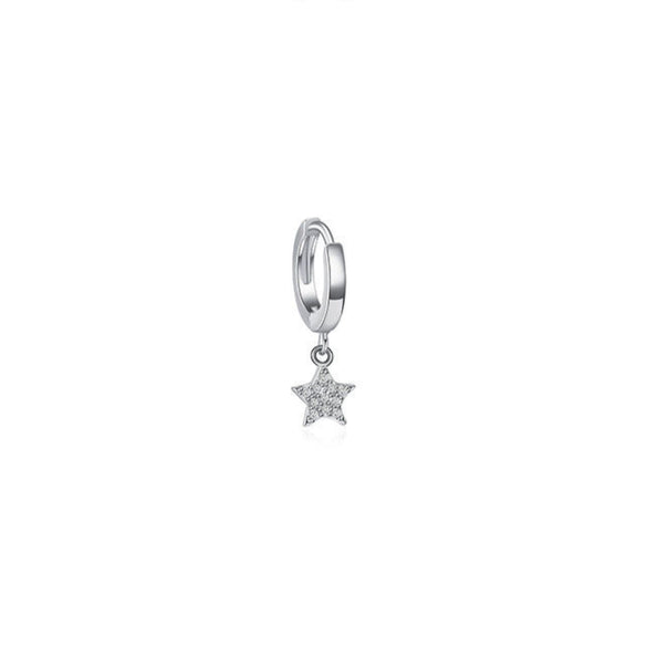 Wholesale S925 Sterling Silver Simple Light Luxury Niche Design Exquisite Trojan Horse Pin Pattern Pure Handmade Earrings For Women