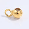 Wholesale S925 Sterling Silver Simple Round Ball Silicone Beads Electroplated Bracelet Necklace