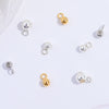 Wholesale S925 Sterling Silver Simple Round Ball Silicone Beads Electroplated Bracelet Necklace
