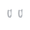 Wholesale S925 Sterling Silver Simple U Shaped Geometric Earrings For Women