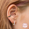 Wholesale S925 Sterling Silver Single Star Ear Clip With Geometric Design And Electroplating For Women