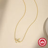 Wholesale S925 Sterling Silver Sixpointed Star Moon Opal Necklace With Geometric Pattern And Electroplating Women's Light Luxury Accessories