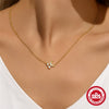 Wholesale S925 Sterling Silver Sixpointed Star Moon Opal Necklace With Geometric Pattern And Electroplating Women's Light Luxury Accessories