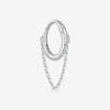 Wholesale S925 Sterling Silver Small Earrings With Retro Micro Inlaid Zircon And Classic Joker Ear Buckle Geometric Style Electroplated
