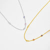 Wholesale S925 Sterling Silver Snake Clavicle Chain With Geometric Pattern And Electroplating In Fashion Style For Women