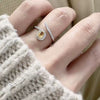 Wholesale S925 Sterling Silver Snake Crystal Ring Set With Gemstones For Men And Women Couple Ring Animal Zodiac Design