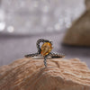 Wholesale S925 Sterling Silver Snake Crystal Ring Set With Gemstones For Men And Women Couple Ring Animal Zodiac Design