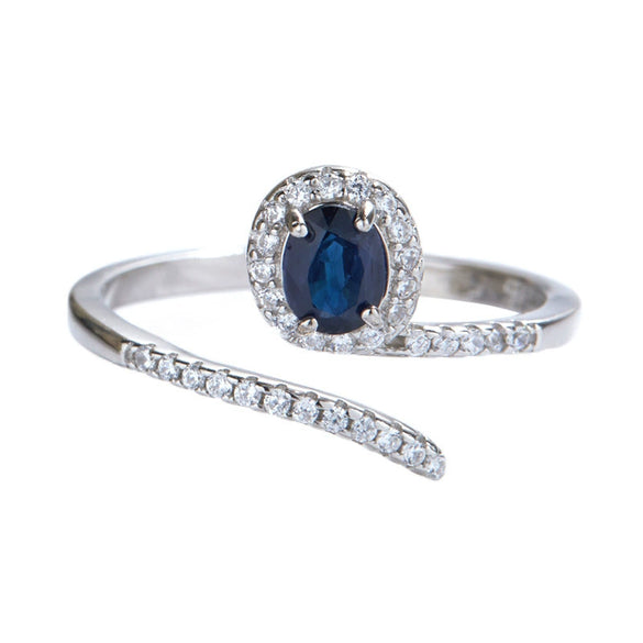 Wholesale S925 Sterling Silver Snake Crystal Ring Set With Gemstones For Men And Women Couple Ring Animal Zodiac Design