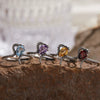 Wholesale S925 Sterling Silver Snake Crystal Ring Set With Gemstones For Men And Women Couple Ring Animal Zodiac Design