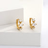 Wholesale S925 Sterling Silver Square Geometric Light Luxury Earrings With Electroplating