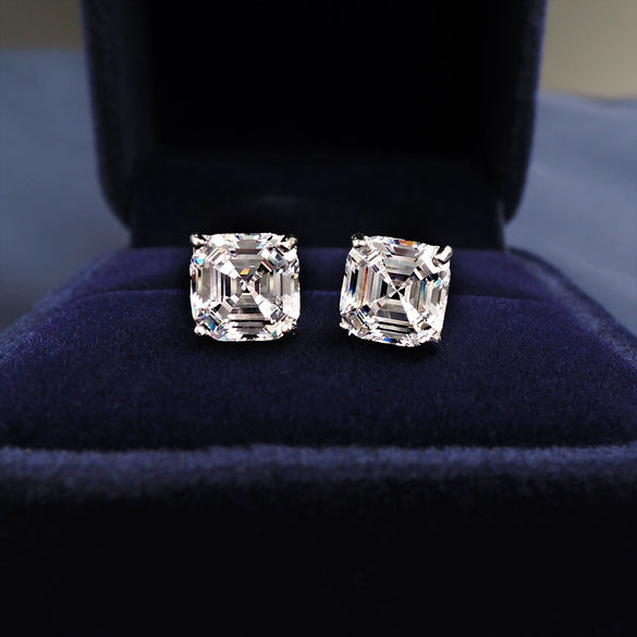 Wholesale S925 Sterling Silver Square Gold Plated Light Luxury Niche All Match Design Sense Women's Earrings With Electroplating Process