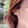 Wholesale S925 Sterling Silver Square Gold Plated Light Luxury Niche All Match Design Sense Women's Earrings With Electroplating Process