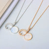 Wholesale S925 Sterling Silver Star And Moon Necklace Electroplated Trendy Niche Design