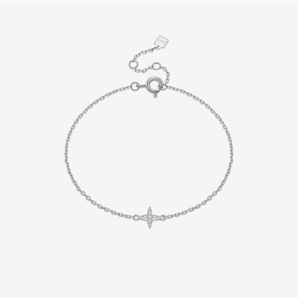 Wholesale S925 Sterling Silver Star Bracelet For Women With Electroplating Treatment Light Luxury Design