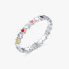 Wholesale S925 Sterling Silver Star Dripping Glue Ring For Women Sweet Simple Style