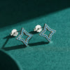 Wholesale S925 Sterling Silver Star Earrings For Women Niche Design Microinlay