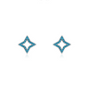 Wholesale S925 Sterling Silver Star Earrings For Women Niche Design Microinlay
