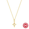 Wholesale S925 Sterling Silver Star Geometric Light Luxury Clavicle Chain With Electroplating For Women