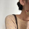 Wholesale S925 Sterling Silver Star Geometric Pure Handmade Wide Earrings