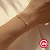 Wholesale S925 Sterling Silver Star Moon Pearl Overlapping Bracelet With Geometric Design And Real Gold Plating For Women