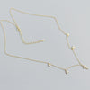 Wholesale S925 Sterling Silver Star Pattern Cross Chain Light Luxury Necklace With Electroplating