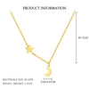Wholesale S925 Sterling Silver Star Shape Necklace For Women Light Luxury Fashion Hollowout Electroplated Cross Chain