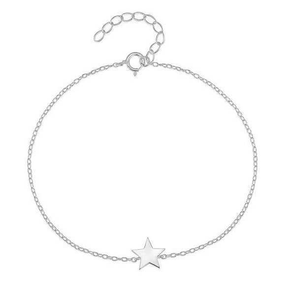 Wholesale S925 Sterling Silver Star Shaped Bracelet And Necklace Set With Electroplating Simple Niche Design For Girlfriends Featuring Star Sun And Moon Clouds Cosmic Patterns
