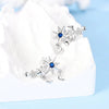 Wholesale S925 Sterling Silver Star Shaped Electroplated Earrings For Women