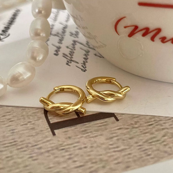 Wholesale S925 Sterling Silver Star Shaped Handmade Ear Studs