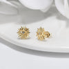 Wholesale S925 Sterling Silver Stud Earrings Ins Style Devil's Eye Design Electroplated