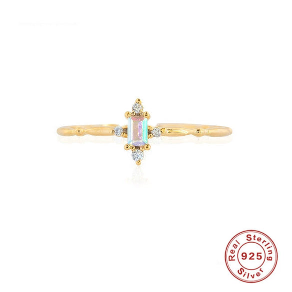 Wholesale S925 Sterling Silver Sweet Fairy Butterfly Flower Open Ring With Electroplating