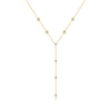Wholesale S925 Sterling Silver Tassel Diamond Necklace Simple Cold Style Clavicle Chain With Platinum Or 18K Gold Electroplating