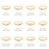Wholesale S925 Sterling Silver Twelve Constellation Stars Diamondencrusted Women's Ring With Electroplating