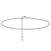 Wholesale S925 Sterling Silver Twist Chain Geometric Style Unisex Hiphop Necklace With Electroplating