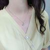Wholesale S925 Sterling Silver Unicorn Necklace With Cross Chain And Electroplating Treatment For Women