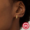 Wholesale S925 Sterling Silver Unisex Personality Irregular Geometric Star Moon Sun Earrings Set With Zirconia