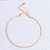 Wholesale S925 Sterling Silver Universal Screw Diy Beaded Snake Bone Chain Stacking Bracelet Electroplated