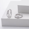 Wholesale S925 Sterling Silver Ushape Light Luxury Hollow Women's Earrings Jewelry With Electroplating