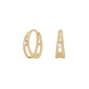 Wholesale S925 Sterling Silver Ushape Light Luxury Hollow Women's Earrings Jewelry With Electroplating