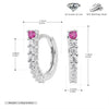 Wholesale S925 Sterling Silver Ushaped Electroplated Zirconium Inlaid Women's Light Luxury Style Earrings