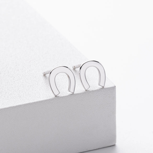 Wholesale S925 Sterling Silver Ushaped Fashion Simple Allmatch Women's Ear Jewelry With Electroplating Design