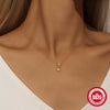 Wholesale S925 Sterling Silver Water Drop Clavicle Chain With Three Dimensional Design Sense And Electroplating For Women Light Luxury Diamond Distinctive Versatile Necklace