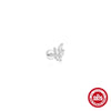 Wholesale S925 Sterling Silver Water Drop Cone Pendant Earrings With Zircon And Geometric Design For Women