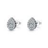 Wholesale S925 Sterling Silver Water Drop Diamondembedded Women's Ear Studs