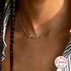Wholesale S925 Sterling Silver Water Drops Dopamine Clavicle Necklace With Geometric Styling And Electroplating For Women