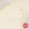 Wholesale S925 Sterling Silver Women's Bracelet With Horse Eye Zircon Inlaid Geometric Design Electroplated And Real Gold Plated