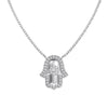 Wholesale S925 Sterling Silver Women's Clavicle Chain With Blue Eyes And Devil's Eye Design Electroplated